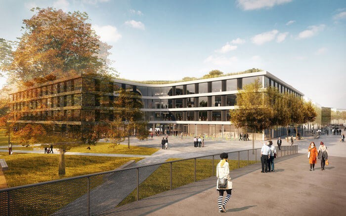 Nová budova ČSOB – HHQ Hradec Králové - Mužík & syn