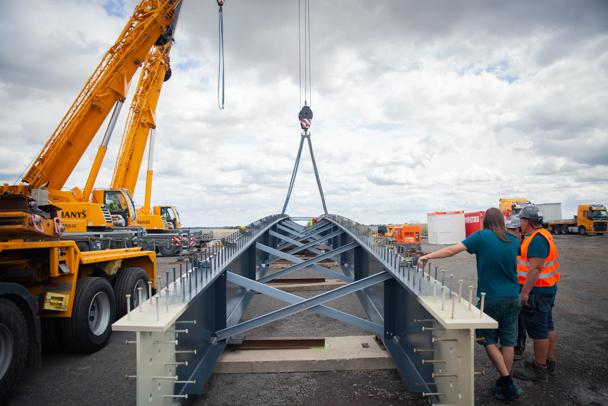Lávka přes Jizeru u Černé silnice II Mnichovo hradiště - Mužík & syn