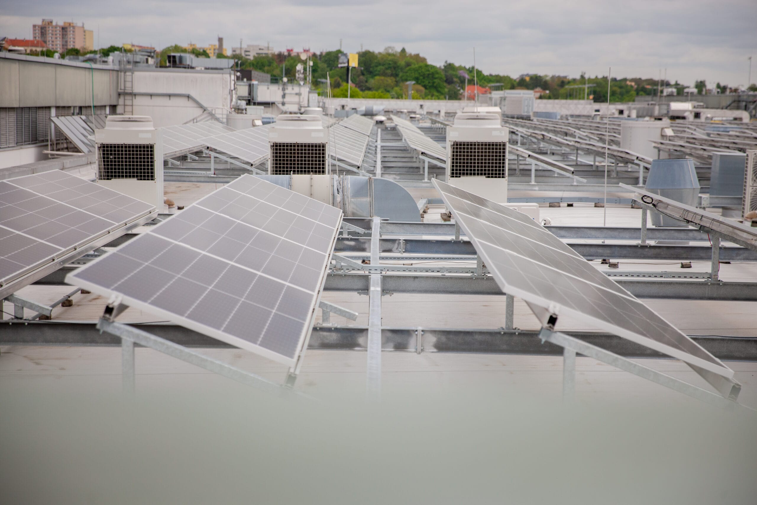 Konstrukce pro fotovoltaiku Černý most - Mužík & syn